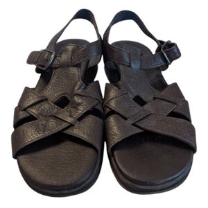 I Love Comfort Brown Leather Narissa  40886 Sandals Women's 8.5M